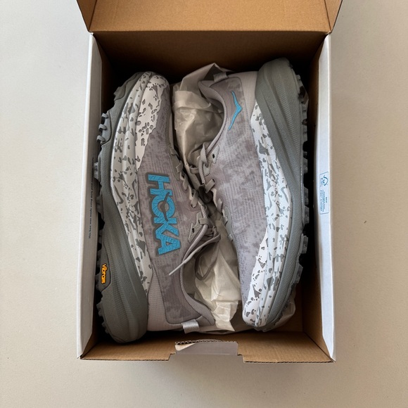 HOKA One One Womens Speedgoat 6 1147811 SYST Running Shoes Sneakers Grey Sz 10 - Picture 4 of 8